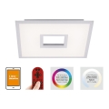Leuchten Direkt 11645-16 - LED RGB stropna svjetiljka s prigušivanjem RECESS LED/22,5W/230V + LED/5W + daljinski upravljač