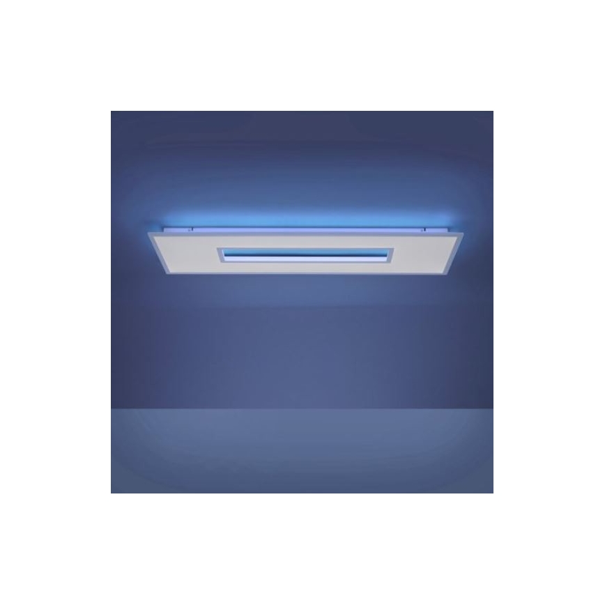 Leuchten Direkt 11646-16 - LED RGB Prigušiva stropna svjetiljka RECESS 1xLED/41W/230V + 1xLED/7,5W + daljinski upravljač