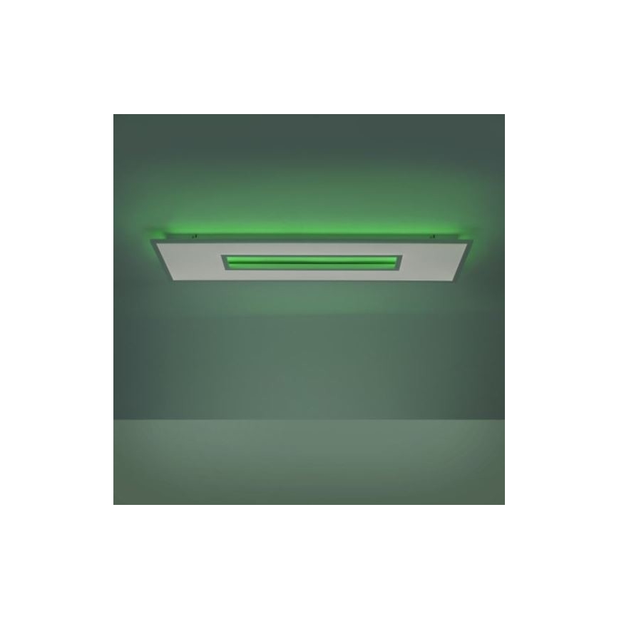 Leuchten Direkt 11646-16 - LED RGB Prigušiva stropna svjetiljka RECESS 1xLED/41W/230V + 1xLED/7,5W + daljinski upravljač