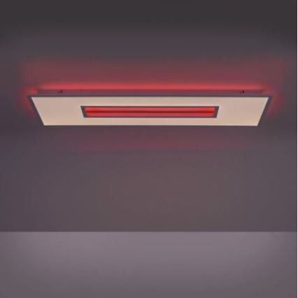 Leuchten Direkt 11646-16 - LED RGB stropna svjetiljka s mogućnošću prigušivanja RECESS LED/41W/230V + LED/7,5W + daljinski upravljač