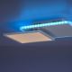 Leuchten Direkt 11663-16 - LED RGB Prigušiva stropna svjetiljka ARENDA LED/22W/230V + daljinski upravljač