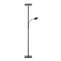 Leuchten Direkt 11710-18 - LED Prigušiva podna lampa HANS LED/21,5W/230V + LED/4W