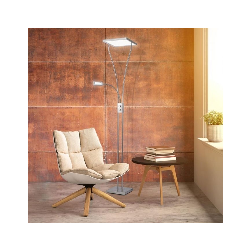 Leuchten Direkt 11722-55 - LED Prigušiva lampa MARIAN LED/25W/230V + LED/3,6W