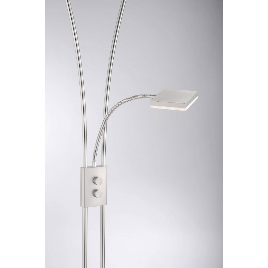 Leuchten Direkt 11776-55 - LED Prigušiva podna lampa HELIA LED/16,8W/230V + 2xLED/3,8W