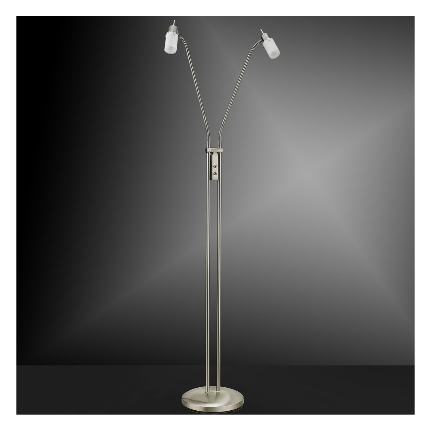 Leuchten Direkt 11937-55 - LED Podna lampa MAX LED 2xGU10/4W/230V