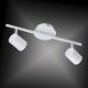 Leuchten Direkt 11942-16 - LED Reflektorska svjetiljka TARIK 2xGU10/5W/230V bijela