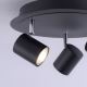 Leuchten Direkt 11943-13 - LED Reflektorska svjetiljka TARIK 3xGU10/5W/230V antracit
