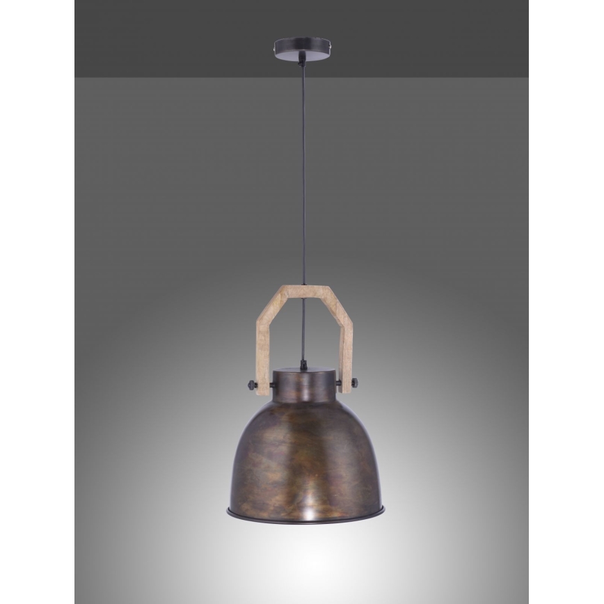 Leuchten Direkt 11986-18 - Luster na sajli SAMIA 1xE27/40W/230V mangovac