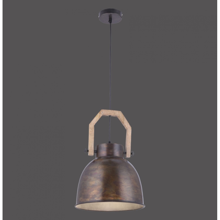 Leuchten Direkt 11986-18 - Luster na sajli SAMIA 1xE27/40W/230V mangovac