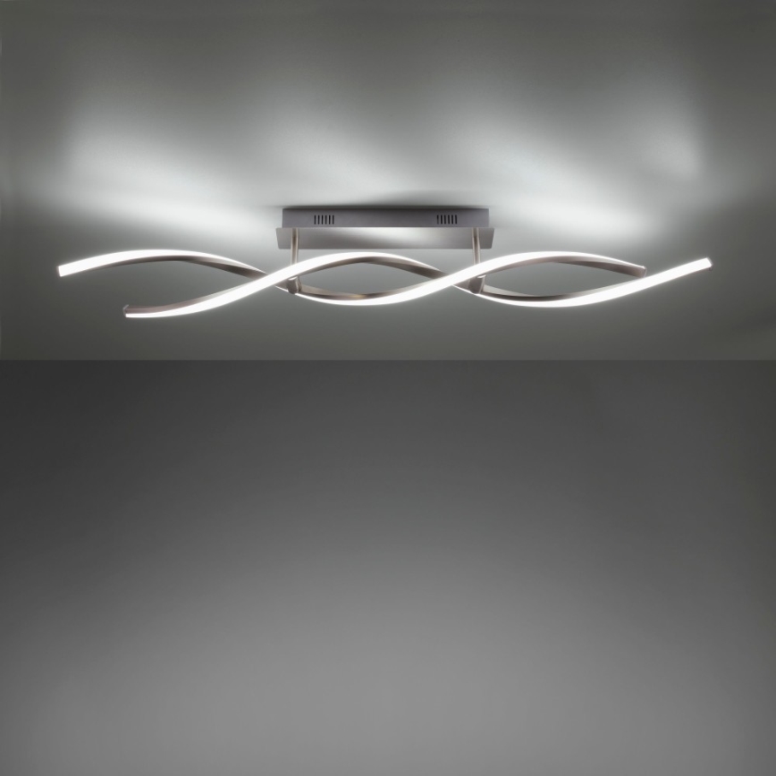 Leuchten Direkt 11993-55 - LED RGB Prigušivi nadgradni luster SWING 2xLED/8,5W/230V 2700-5000K + daljinski upravljač
