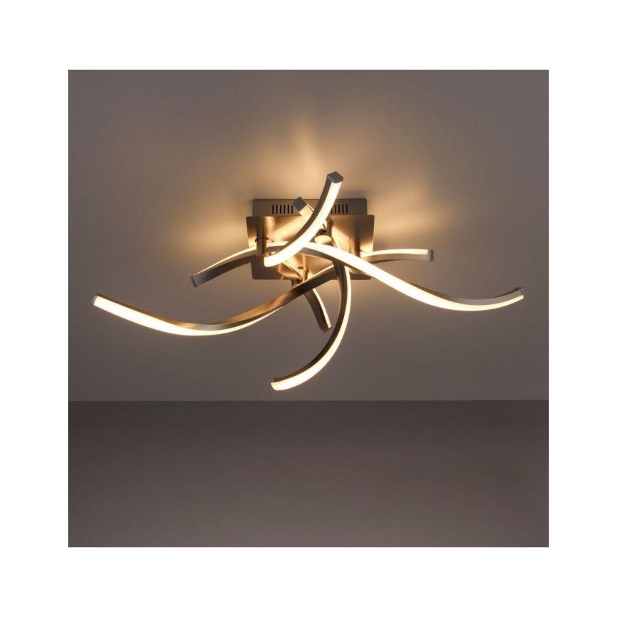 Leuchten Direkt 11995-55 - LED RGB Prigušivi nadgradni luster SWING LED/24,4W/230V 2700-5000K + daljinski upravljač