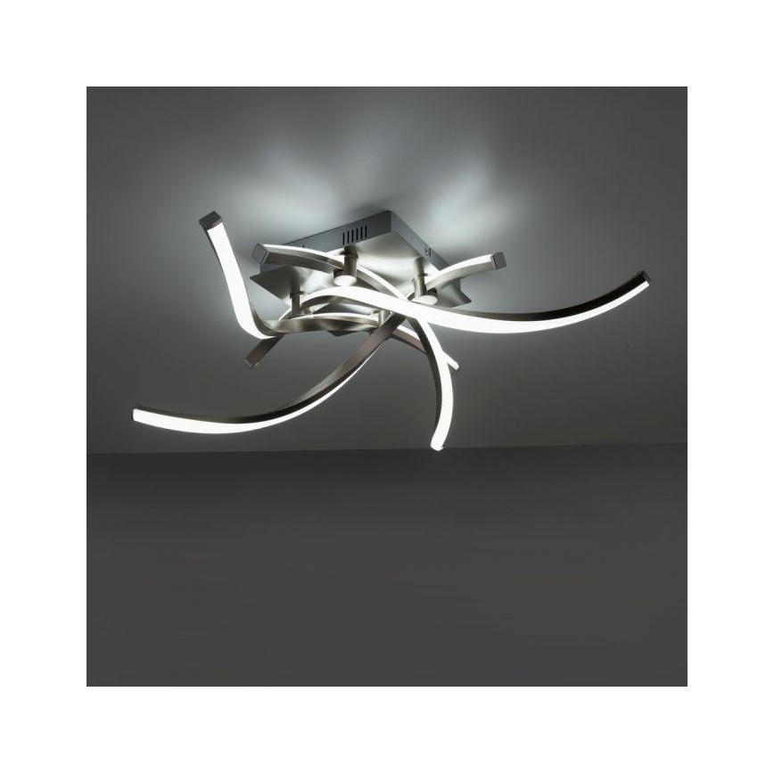 Leuchten Direkt 11995-55 - LED RGB Prigušivi nadgradni luster SWING LED/24,4W/230V 2700-5000K + daljinski upravljač