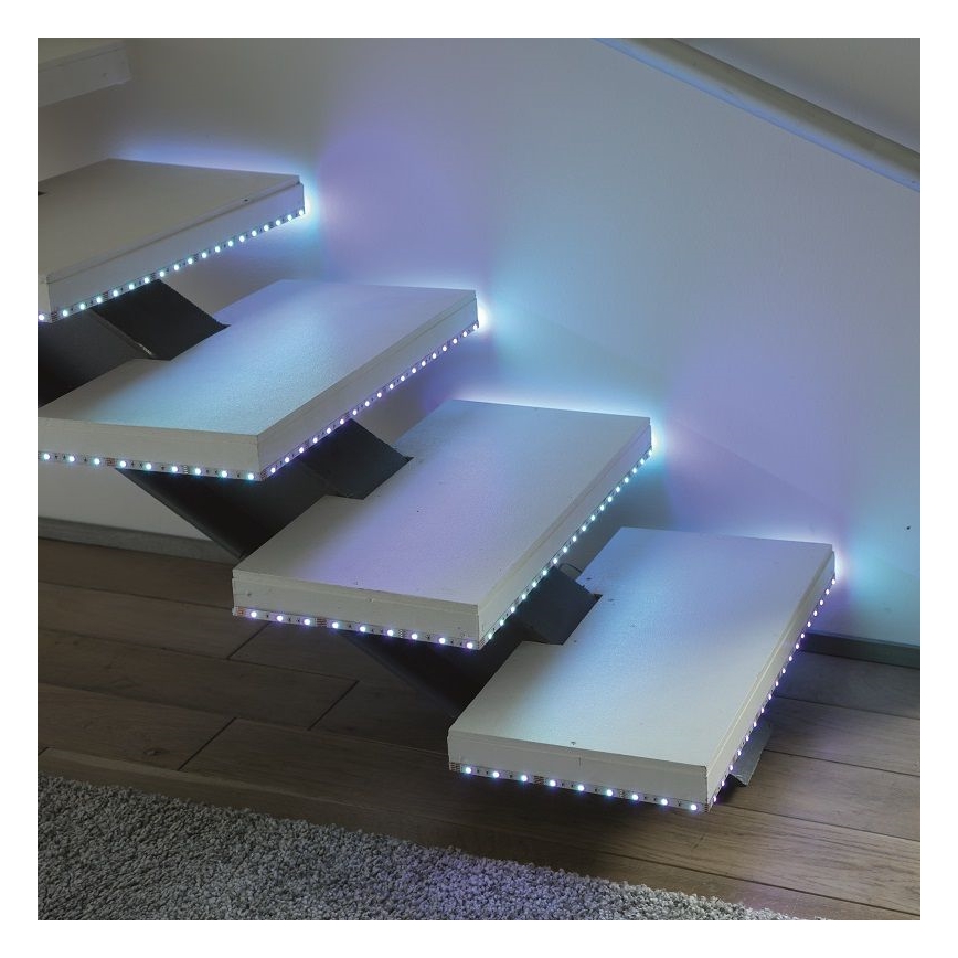 Leuchten Direkt 1210-70-BH - LED RGB Prigušiva traka TEANIA 3m 16,2W/12/230V + daljinski upravljač