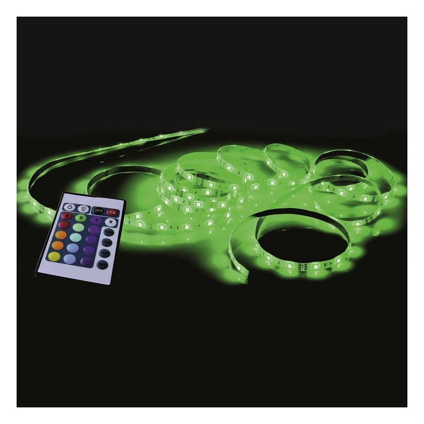 Leuchten Direkt 1210-70-BH - LED RGB Prigušiva traka TEANIA 3m 16,2W/12/230V + daljinski upravljač