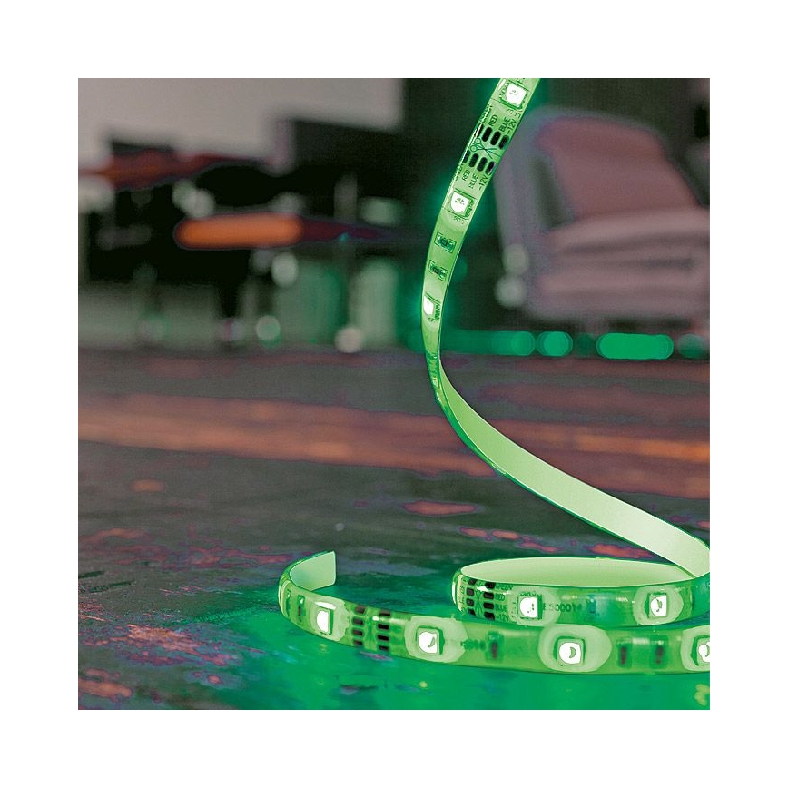 Leuchten Direkt 1210-70-BH - LED RGB Prigušiva traka TEANIA 3m 16,2W/12/230V + daljinski upravljač