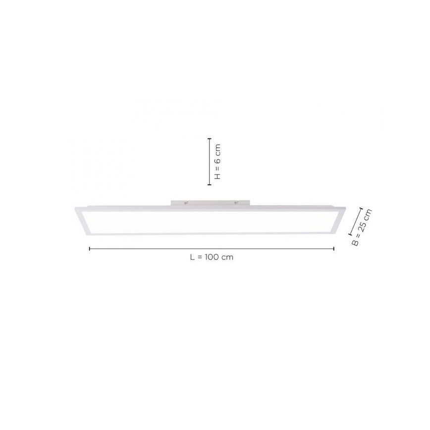 Leuchten Direkt 12204-16 - LED Panel za površinsku ugradnju FLAT LED/24W/230V