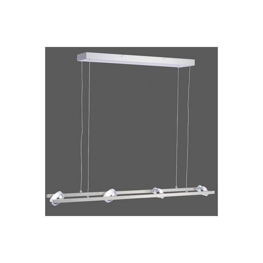 Leuchten Direkt 12470-55 - LED RGB Prigušivi luster na sajli OPTI 8xLED/3W/230V + daljinski upravljač