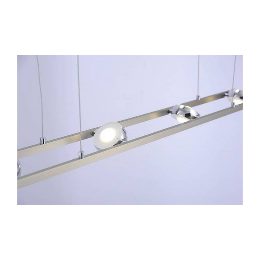 Leuchten Direkt 12470-55 - LED RGB Prigušivi luster na sajli OPTI 8xLED/3W/230V + daljinski upravljač