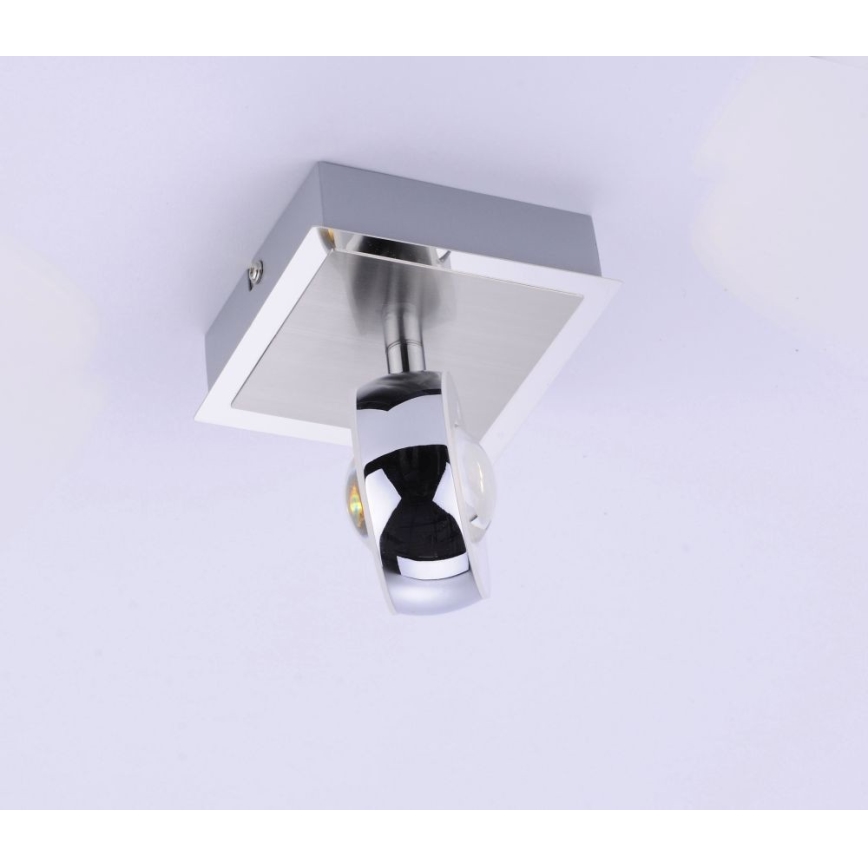 Leuchten Direkt 12471-55 -LED RGBW Prigušiva zidna reflektorska svjetiljka OPTI LED/6W/230V 2700-5000K + daljinski upravljač