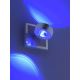 Leuchten Direkt 12471-55 -LED RGBW Prigušiva zidna reflektorska svjetiljka OPTI LED/6W/230V 2700-5000K + daljinski upravljač
