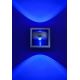 Leuchten Direkt 12471-55 -LED RGBW Prigušiva zidna reflektorska svjetiljka OPTI LED/6W/230V 2700-5000K + daljinski upravljač