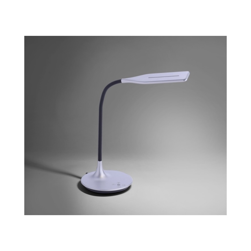 Leuchten Direkt 13061-21 - LED Prigušiva stolna lampa na dodir RAFAEL LED/5W/230V 2700-6000K srebrna
