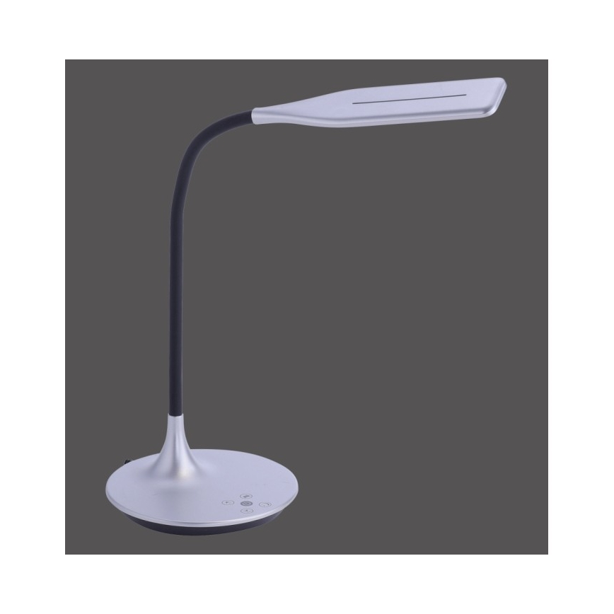 Leuchten Direkt 13061-21 - LED Prigušiva stolna lampa na dodir RAFAEL LED/5W/230V 2700-6000K srebrna