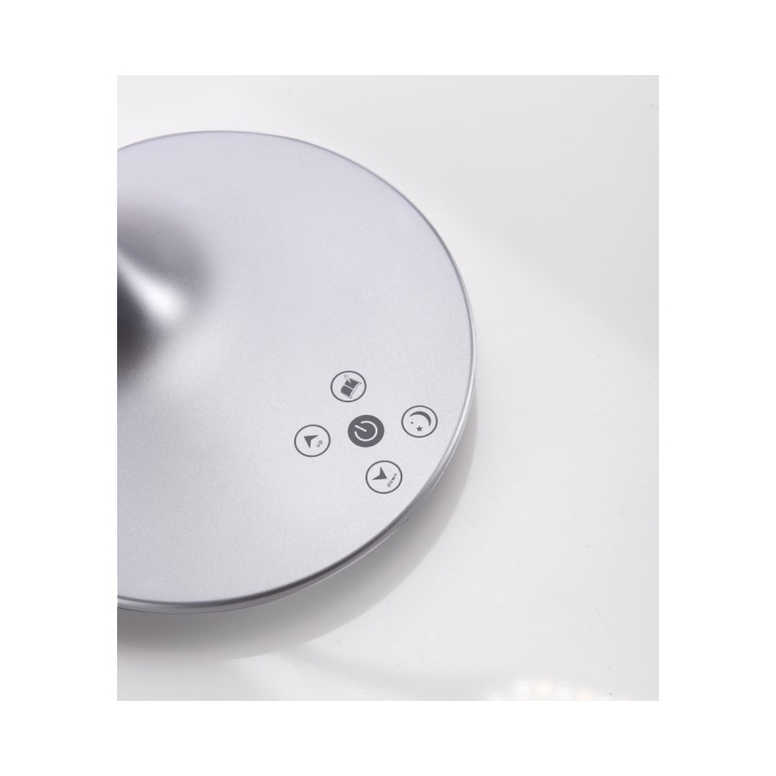 Leuchten Direkt 13061-21 - LED Prigušiva stolna lampa na dodir RAFAEL LED/5W/230V 2700-6000K srebrna