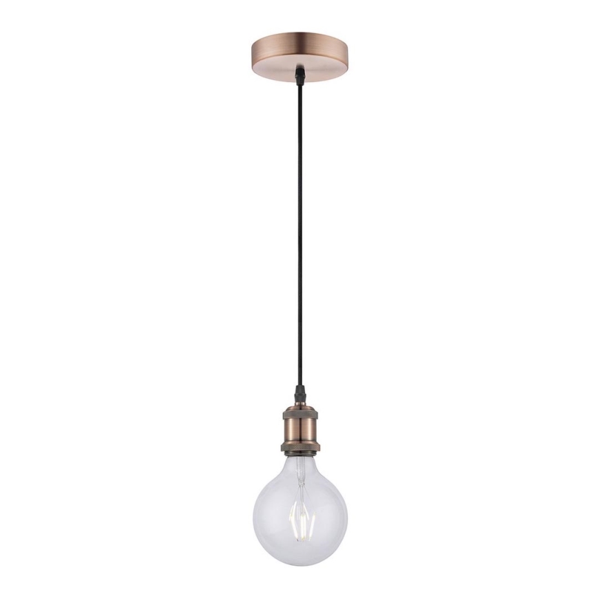 Leuchten Direkt 13570-20 - Luster na sajli DIY 1xE27/60W/230V bakrena