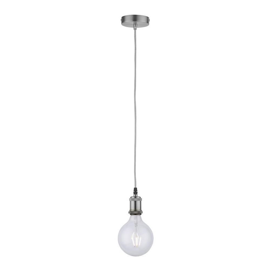 Leuchten Direkt 13570-55 - Luster na sajli DIY 1xE27/60W/230V mat krom