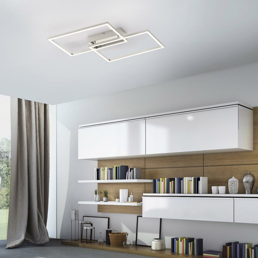 Leuchten Direkt 14018-55 - LED Prigušivi nadgradni luster IVEN 2xLED/15W/230V + daljinski upravljač