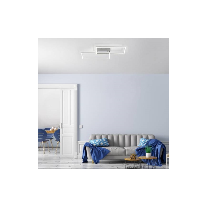 Leuchten Direkt 14018-55 - LED Prigušivi nadgradni luster IVEN 2xLED/15W/230V + daljinski upravljač
