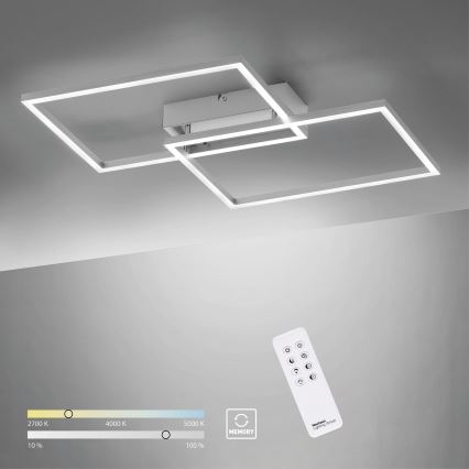 Leuchten Direkt 14018-55 - LED Prigušivi nadgradni luster IVEN 2xLED/15W/230V + daljinski upravljač