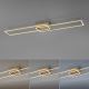 Leuchten Direkt 14019-60- LED Prigušivi nadgradni luster IVEN 2xLED/20W/230V 2700-5000K zlatna + daljinski upravljač
