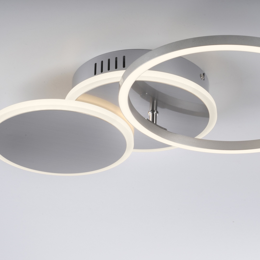 Leuchten Direkt 14116-55 - LED Stropna svjetiljka SEVENT LED/25,5W/230V mat krom