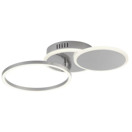 Leuchten Direkt 14116-55 - LED Stropna svjetiljka SEVENT LED/25,5W/230V mat krom