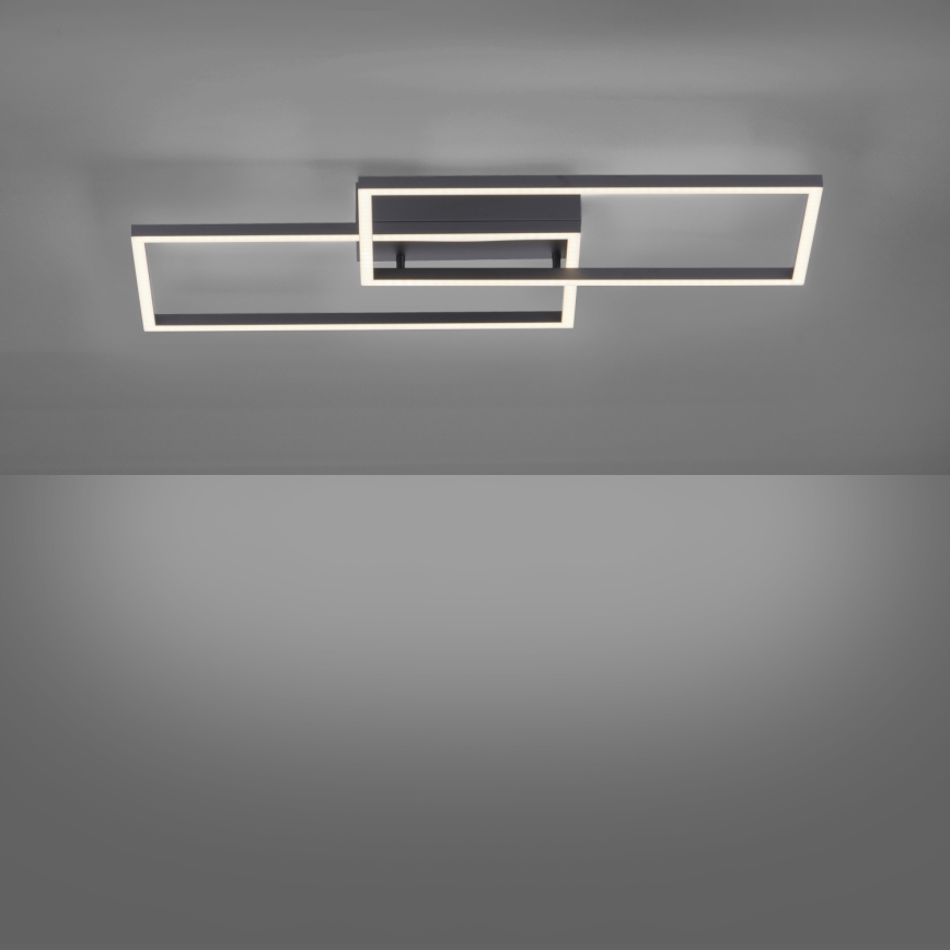 Leuchten Direkt 14140-18 - LED Prigušiva stropna svjetiljka IVEN 2xLED/13,5W/230V + daljinsko upravljanje