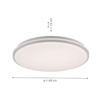 Leuchten Direkt 14209-16 - LED Prigušiva stropna svjetiljka COLIN LED/32,4W/230V