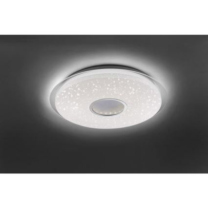 Leuchten Direkt 14227-16 - LED Prigušiva stropna svjetiljka JONAS LED/22W/230V 3000-5000K + daljinski upravljač