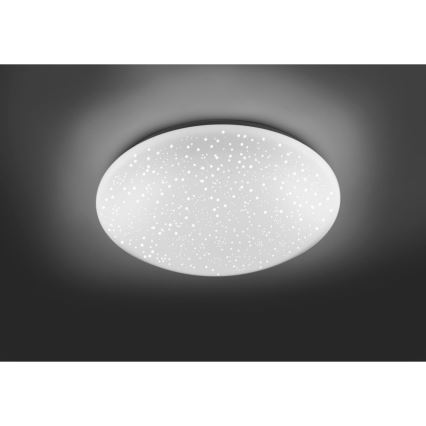 Leuchten Direkt 14242-16 - LED RGB Prigušiva stropna svjetiljka SKYLER LED/18W/230V + daljinski upravljač