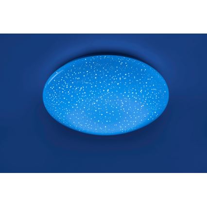 Leuchten Direkt 14242-16 - LED RGB Prigušiva stropna svjetiljka SKYLER LED/18W/230V + daljinski upravljač