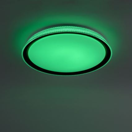 Leuchten Direkt 14339-21 - LED RGB Prigušiva stropna svjetiljka KARI LED/37W/230V Tuya 2700-5000K + daljinski upravljač