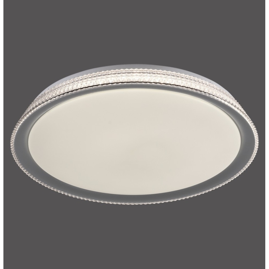 Leuchten Direkt 14339-21 - LED RGB Prigušiva stropna svjetiljka KARI LED/37W/230V Tuya 2700-5000K + daljinski upravljač