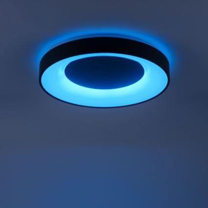 Leuchten Direkt 14346-18 -LED RGB Prigušiva stropna svjetiljka ANIKA LED/26,5W/230V Tuya 2700-5000K + daljinski upravljač