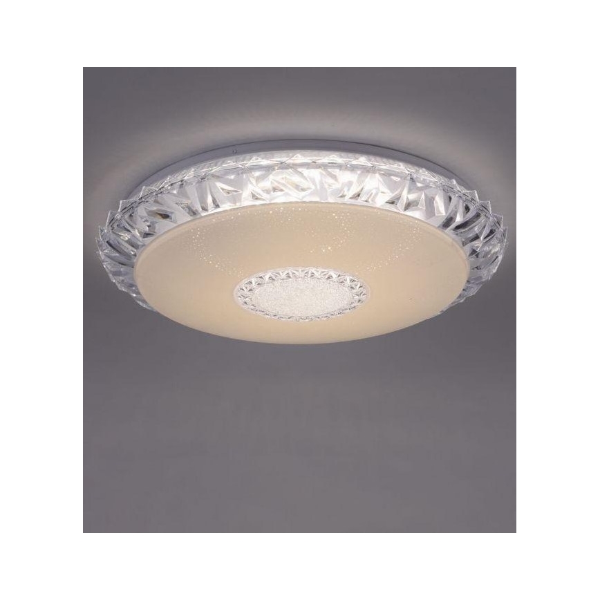 Leuchten Direkt 14376-00 - LED RGBW Prigušiva stropna svjetiljka LUCCA LED/18,8W/230V 2700-5000K + daljinski upravljač