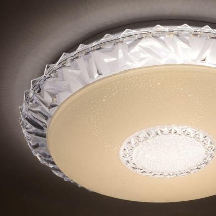 Leuchten Direkt 14376-00 - LED RGBW Prigušiva stropna svjetiljka LUCCA LED/18,8W/230V 2700-5000K + daljinski upravljač