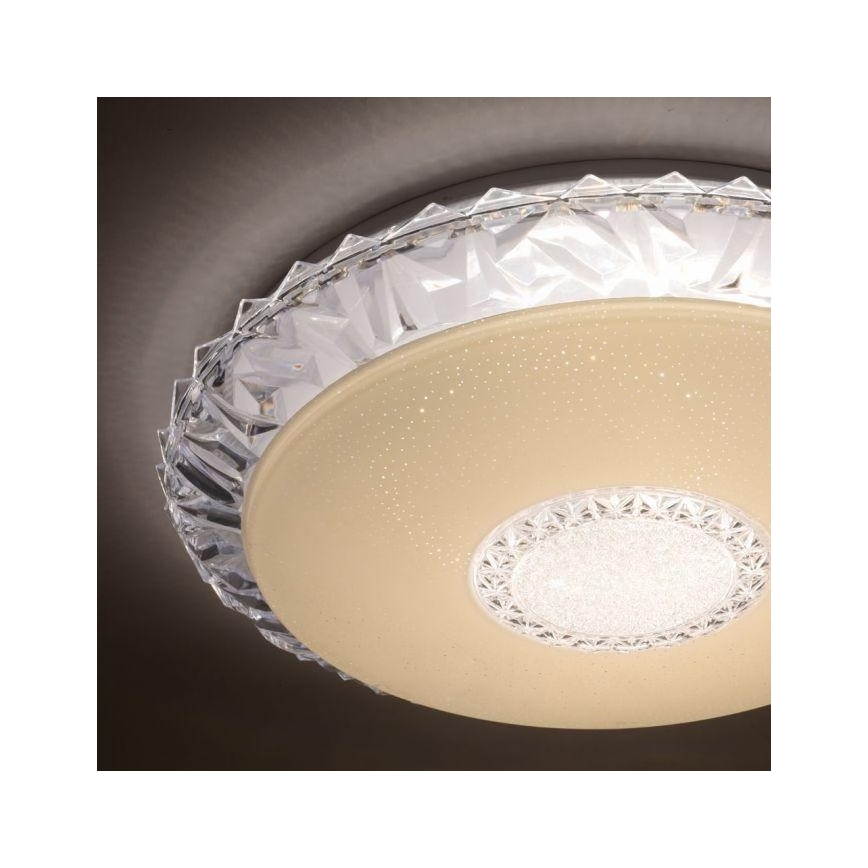 Leuchten Direkt 14376-00 - LED RGBW Prigušiva stropna svjetiljka LUCCA LED/18,8W/230V 2700-5000K + daljinski upravljač