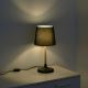 Leuchten Direkt 14423-18 - Stolna lampa NIMA 1xE14/40W/230V crna