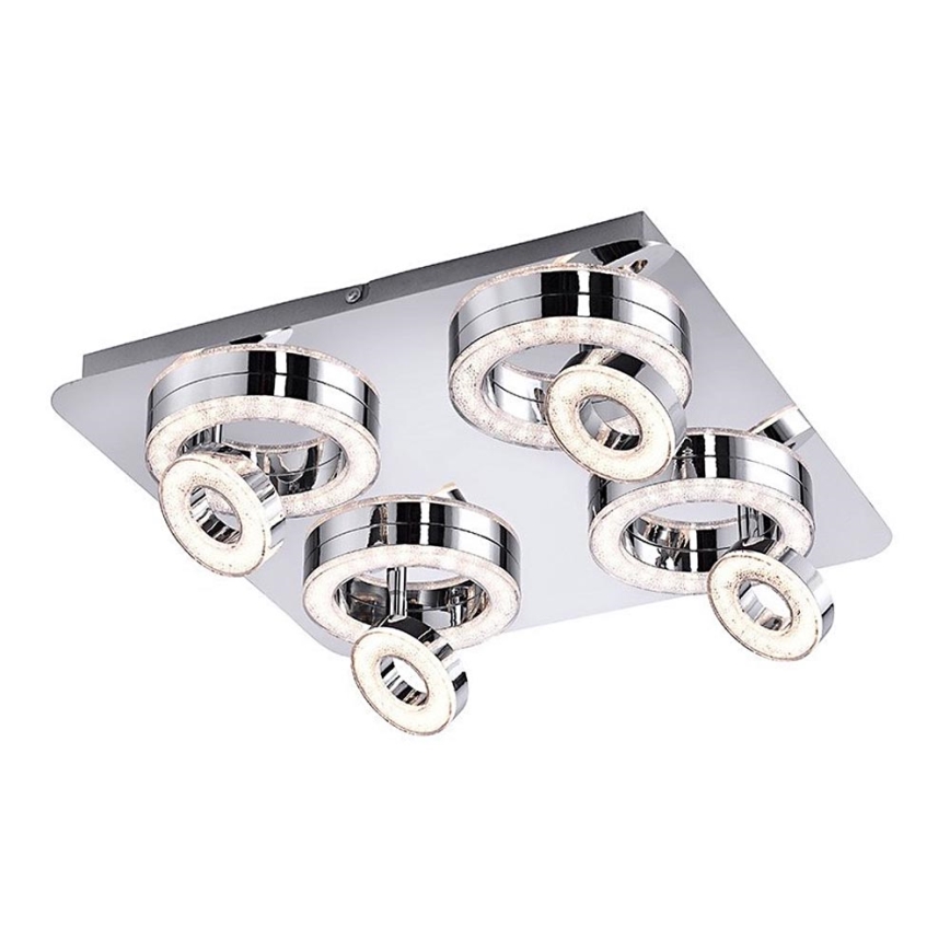 Leuchten Direkt 14522-17 - LED Reflektorska svjetiljka TIM 4xLED/2,8W/230V + 4xLED/3,1W