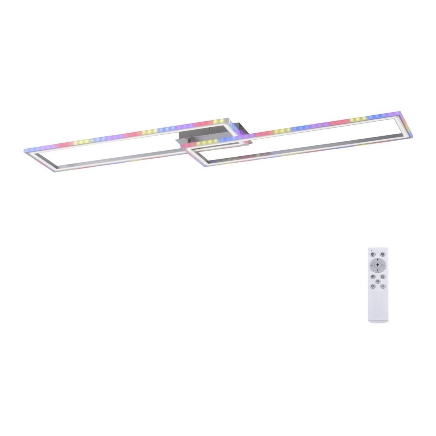 Leuchten Direkt 14635-55 - LED RGB Prigušiva stropna svjetiljka FELIX LED/34,5W/230V + daljinski upravljač